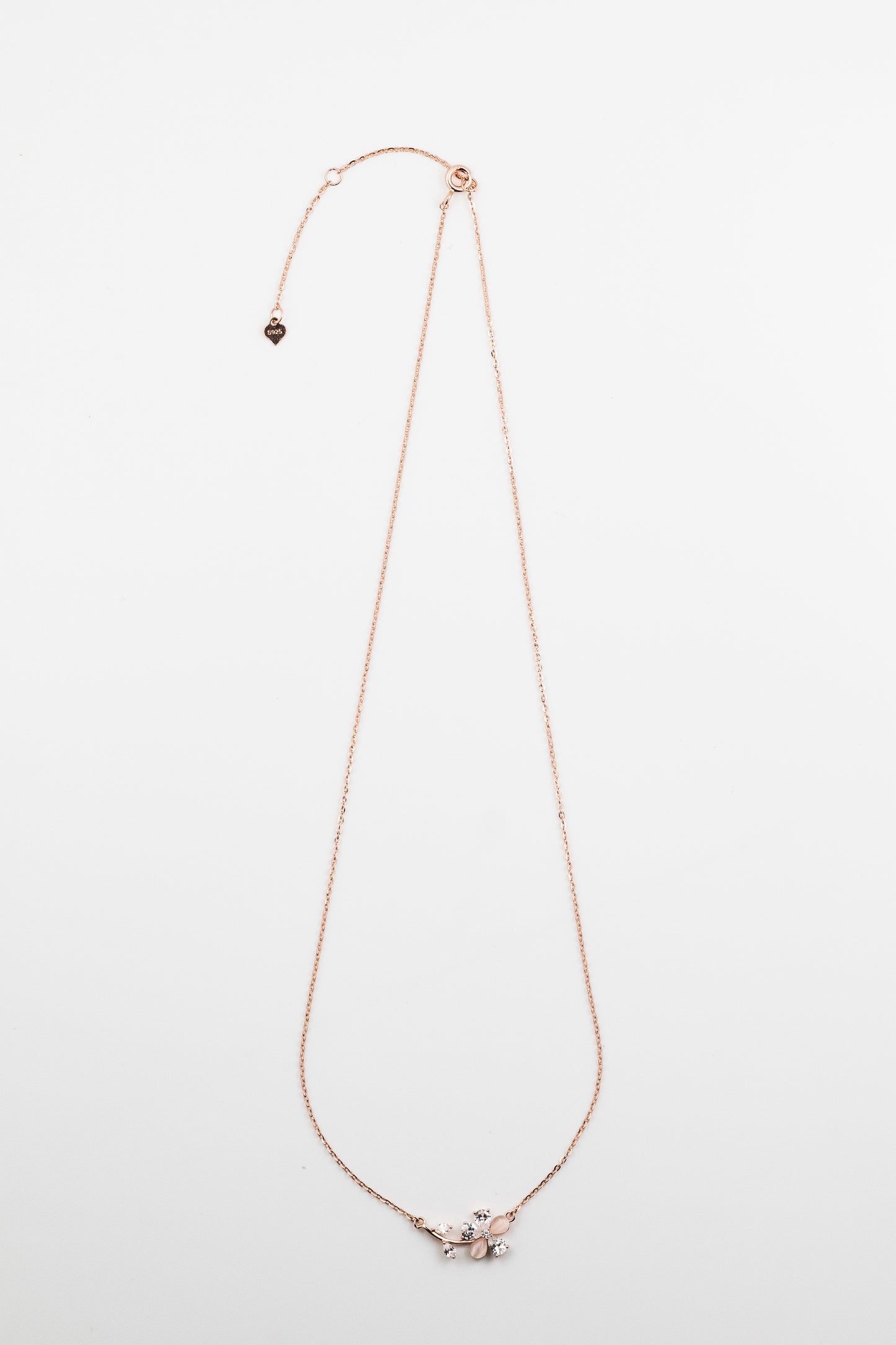 Rose Blossom Branch Necklace