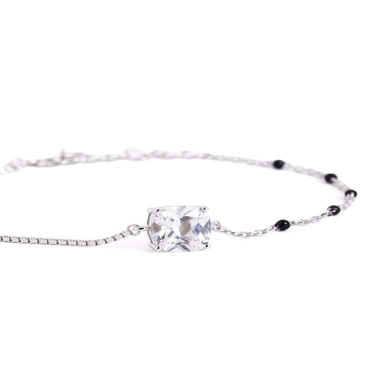 Solitaire Sparkle Mangalsutra Bracelet