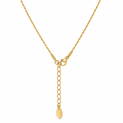 Golden Twin Drop Necklace