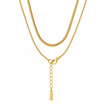 Pearl Drop Layered Necklace