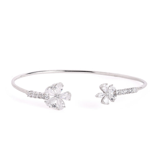 Twin Blossom Open Cuff