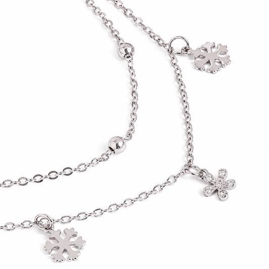Double Layer Adjustable Anklet