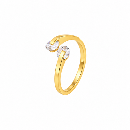 Twin Sparkle Ring