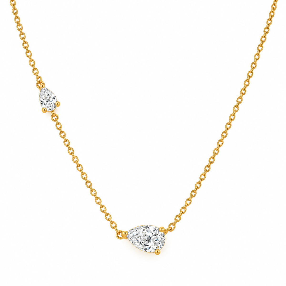 Teardrop Brilliance Necklace