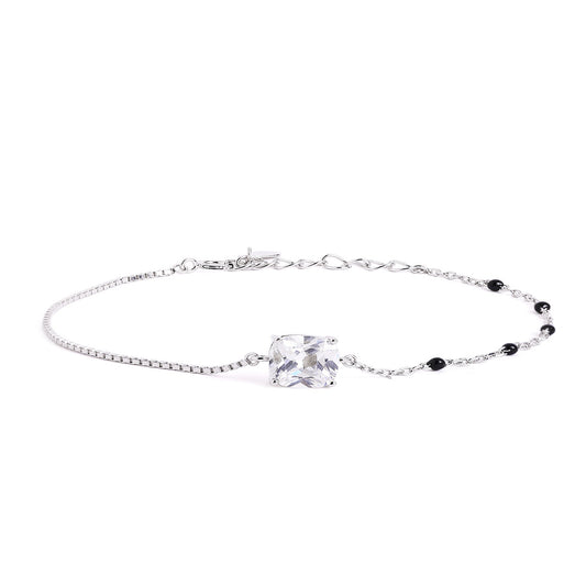 Solitaire Sparkle Mangalsutra Bracelet