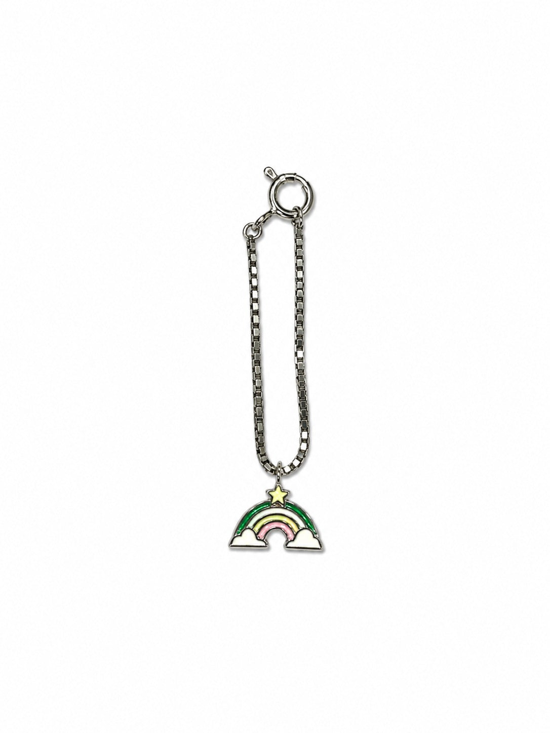 925 Silver Cloud Rainbow Charm