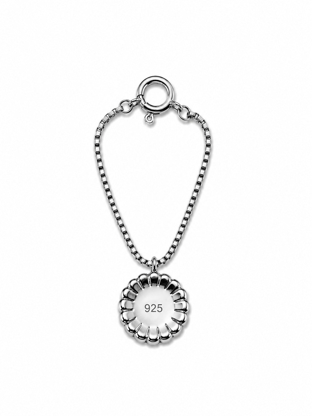 925 Silver Pink Daisy Flower Watch Charm