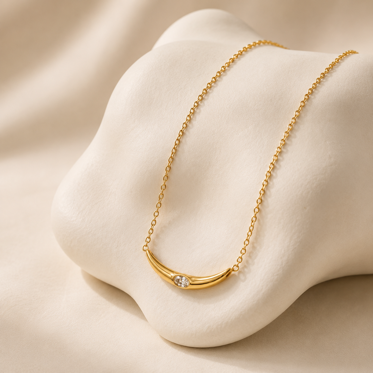 Demi Fine Celeste Curve Necklace
