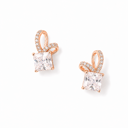 925 Silver Blush Bow Sparkle Jewelry Set