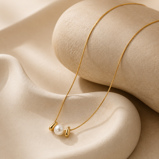 Demi Fine Pearl Orbit Necklace