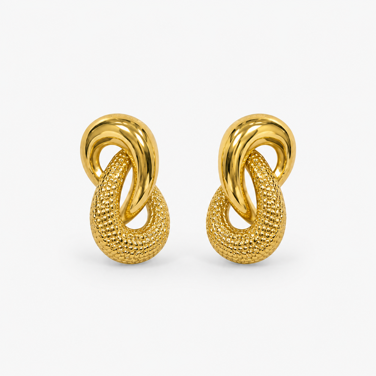 Demi Fine Aurelia Interlocked Knot Earrings