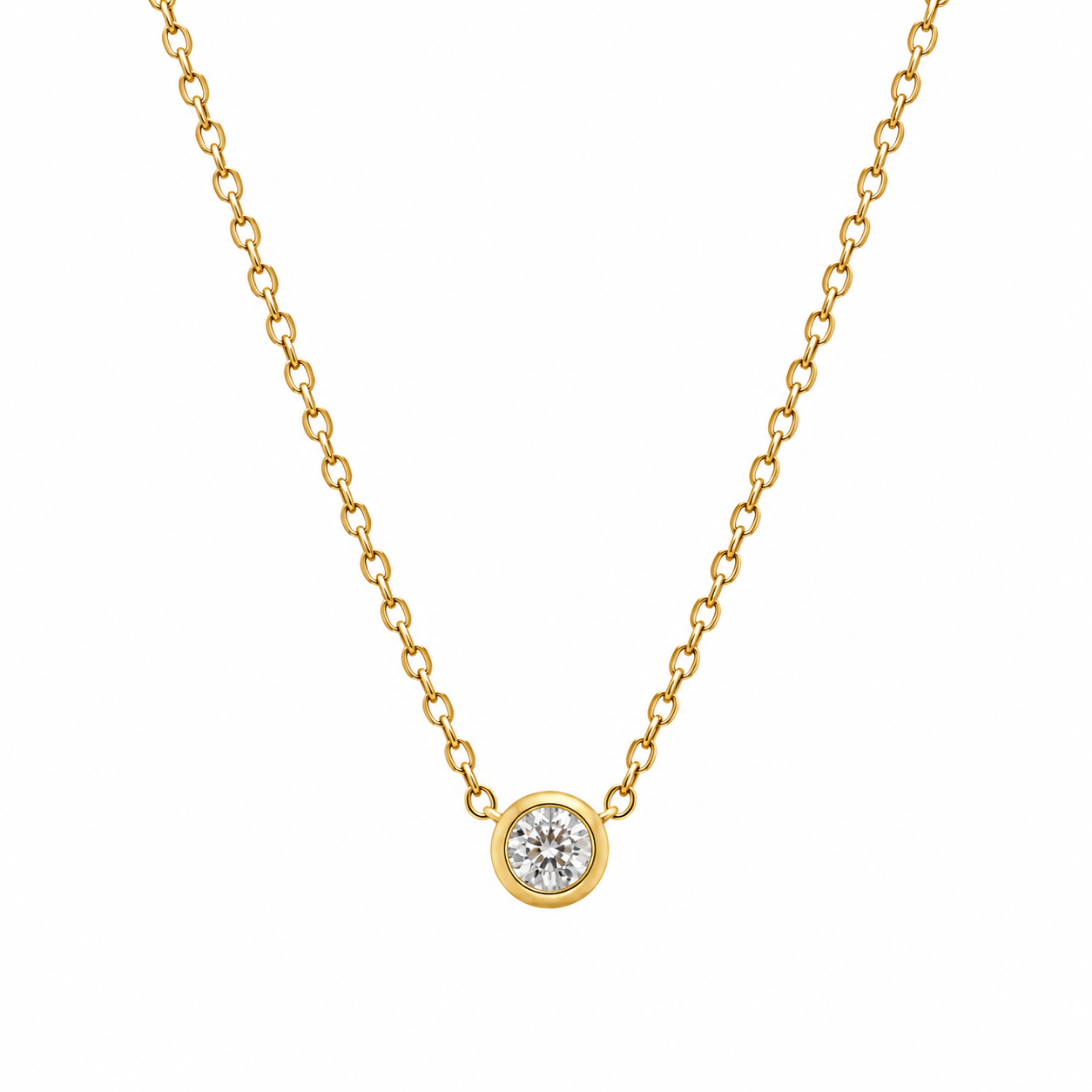 Demi Fine Solitaire Spark Necklace