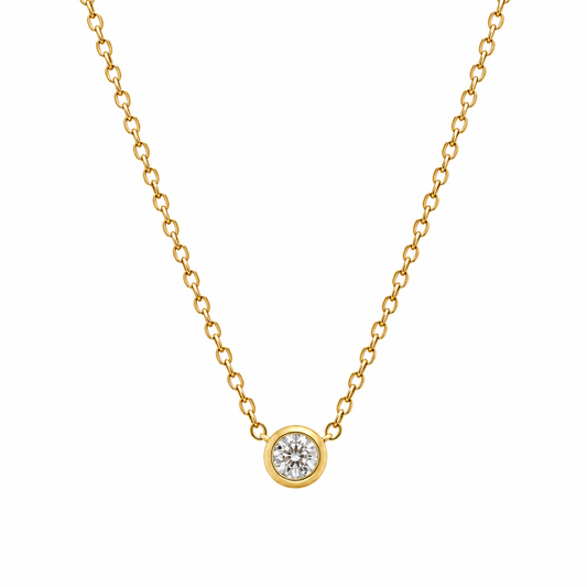 Solitaire Spark Necklace