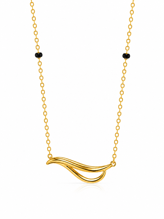 Signature Curve 9K Gold Mangalsutra