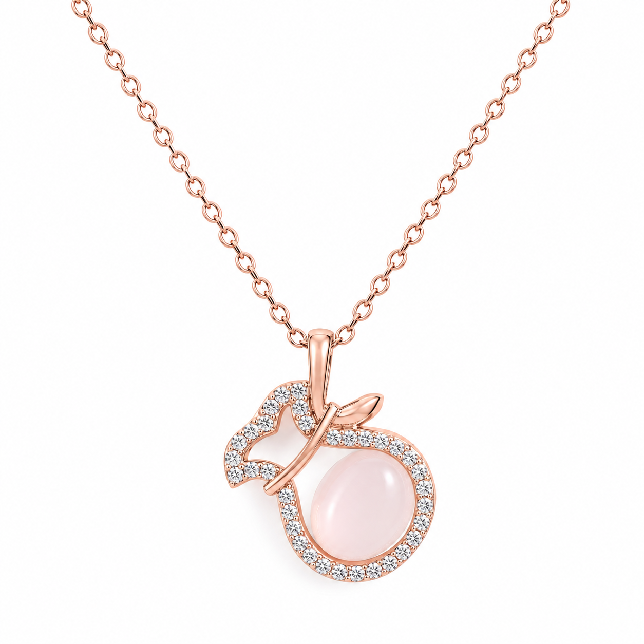 Silver Luna Pot Elegance Necklace