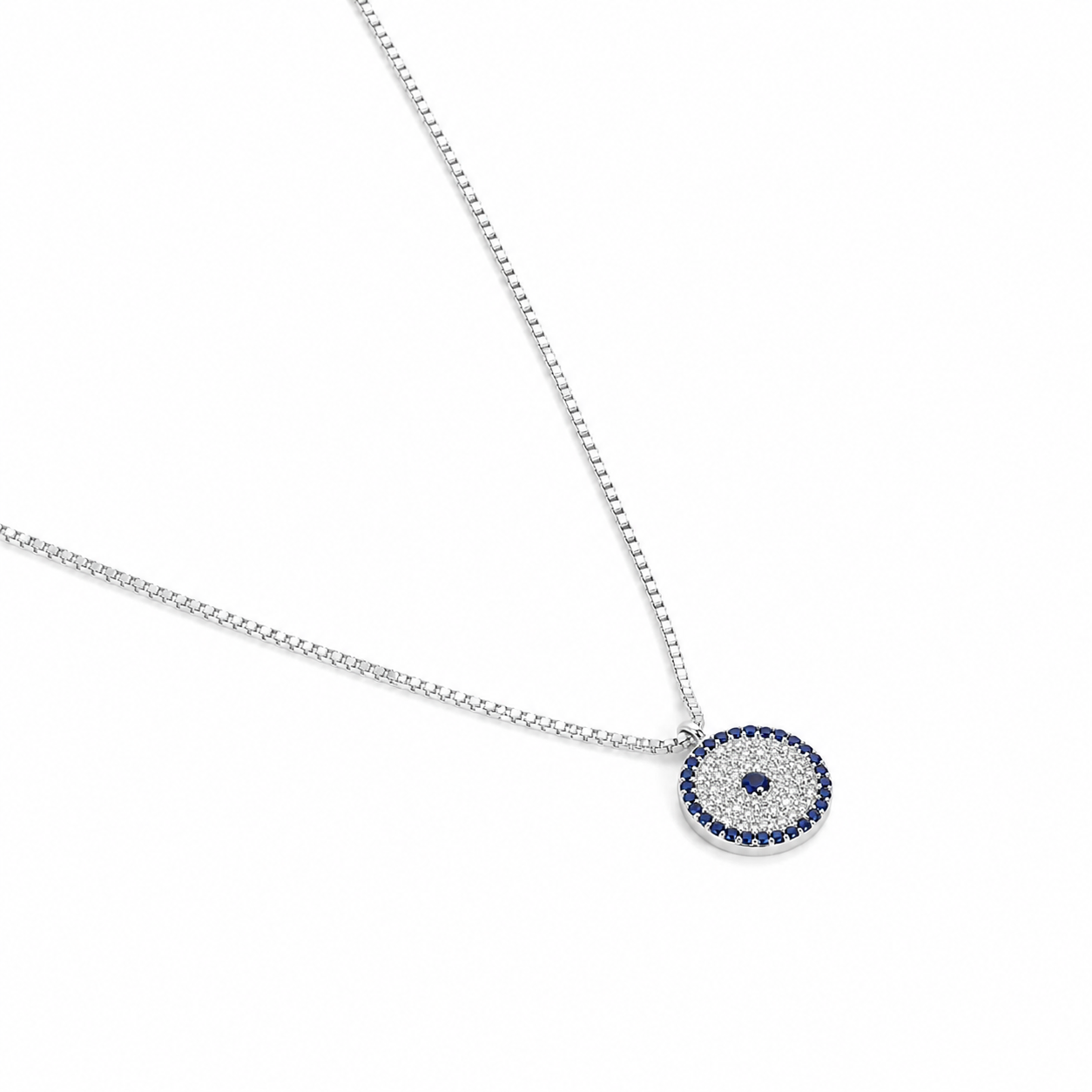 925 Silver Azure Guardian Eye Necklace