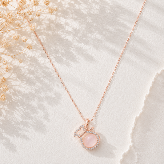Silver Luna Pot Elegance Necklace