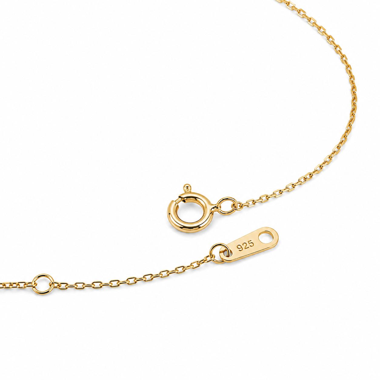 Silver Golden Smile Pearl & Crystal Necklace