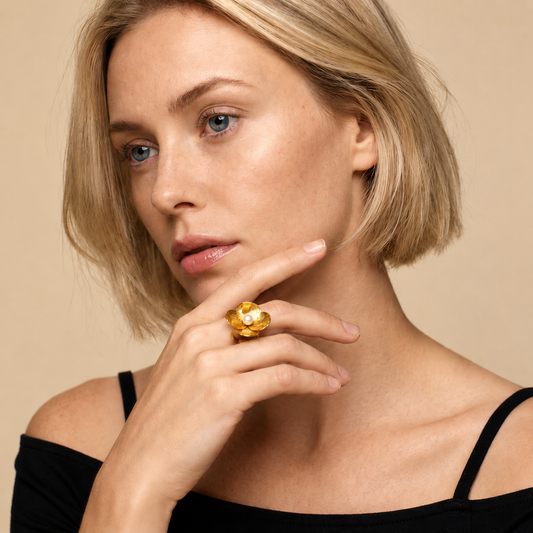 Demi Fine Pearl Bloom Ring