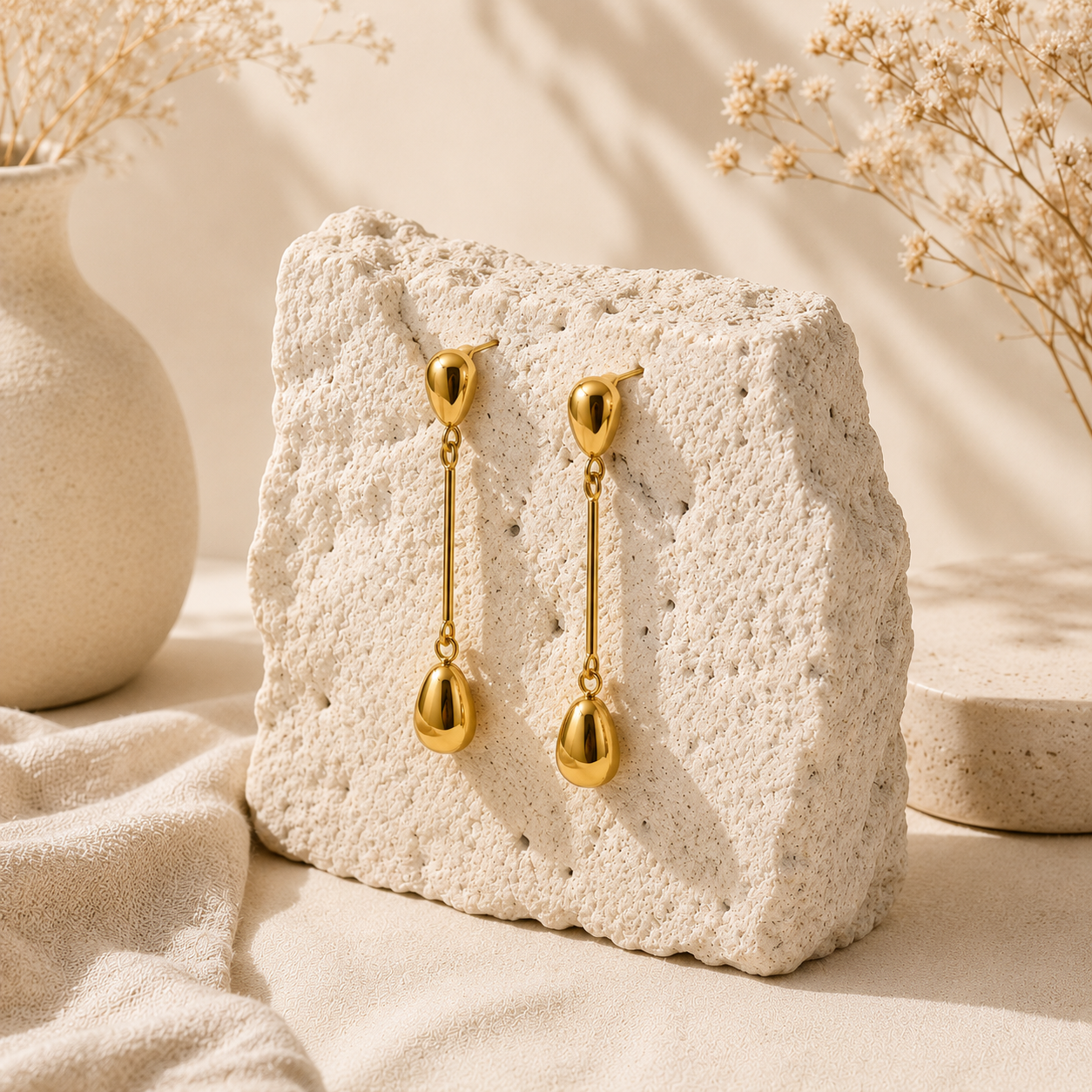 Demi Fine Celeste Gold Dangle Earrings