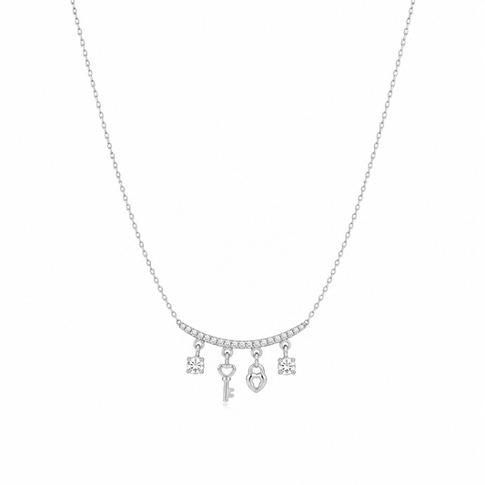 Silver Lucky Charm Necklace