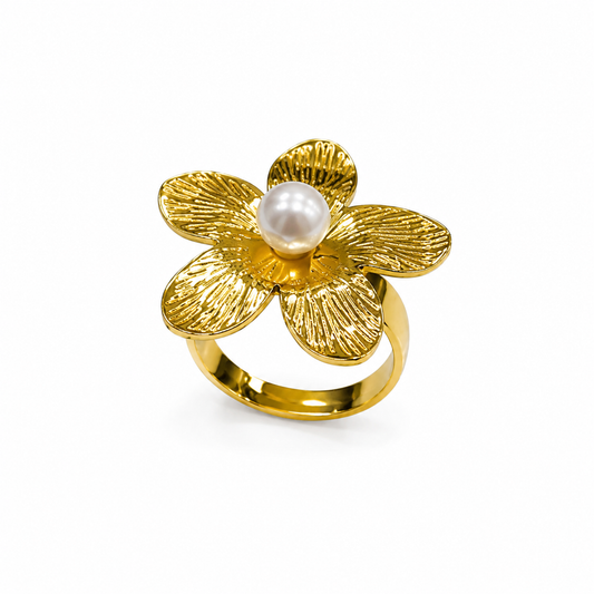 Demi Fine Pearl Blossom Ring