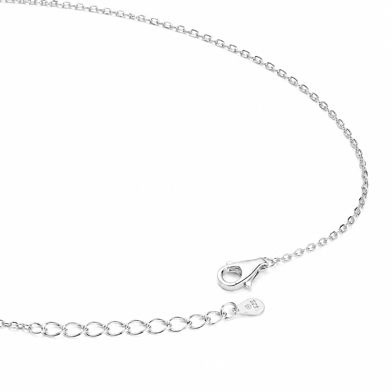 Silver Divine Pink Radiance Necklace