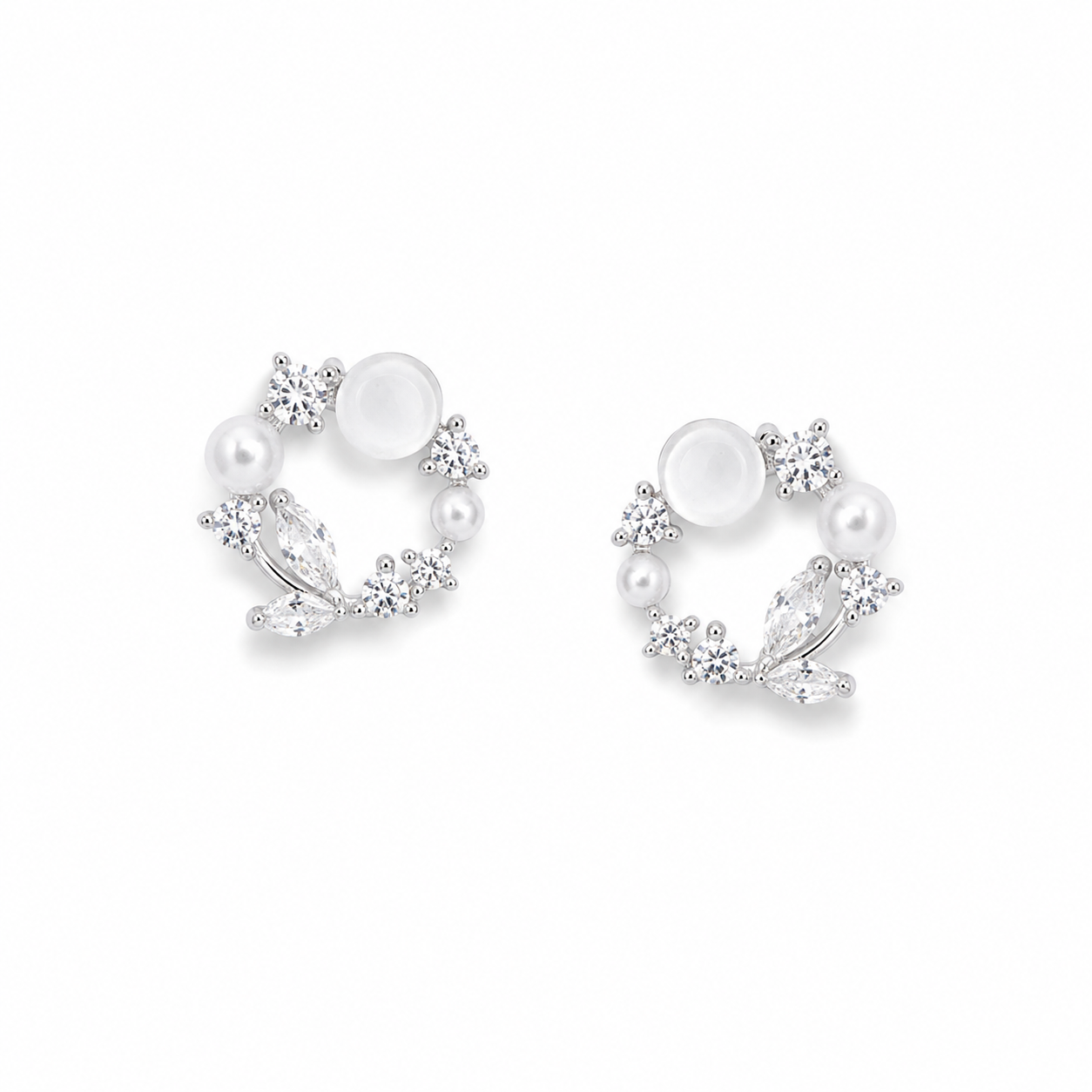 Silver Opaline Crystal Garden