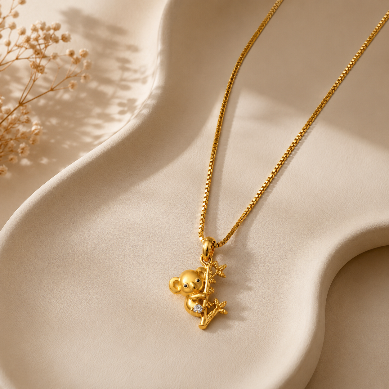 9K Gold Koala Pendant