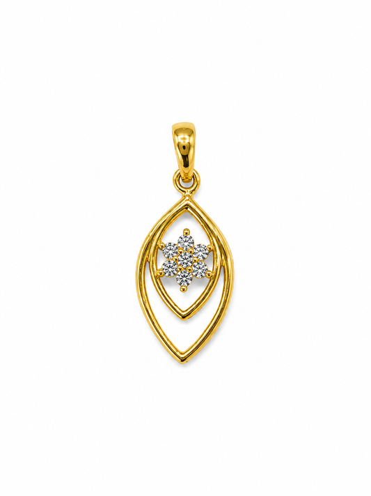 Petal 9 Karat Gold Pendant