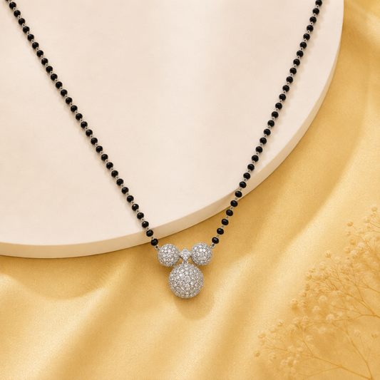 Silver Celestial Trio Mangalsutra