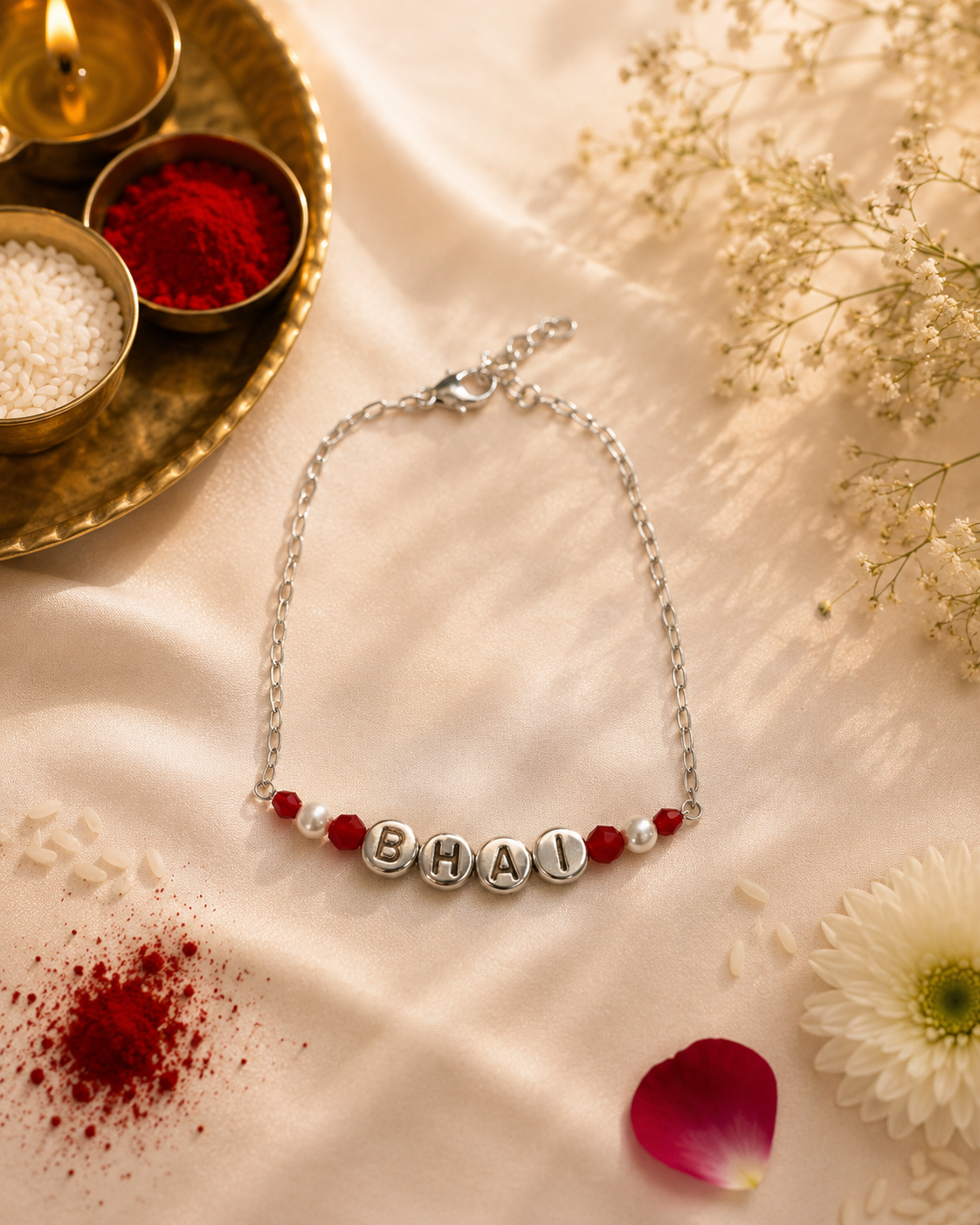 Premium Bhai Charm Bracelet