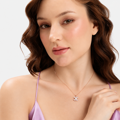 Pearl Petal Necklace