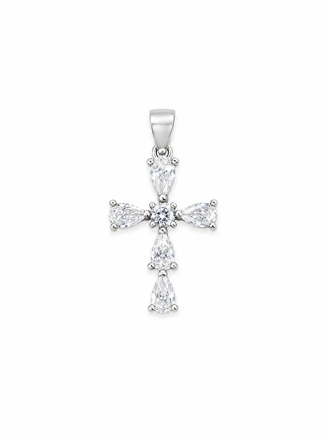 925 Silver Divine Glow Cross Pendant