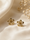 9K Gold Floral Earrings