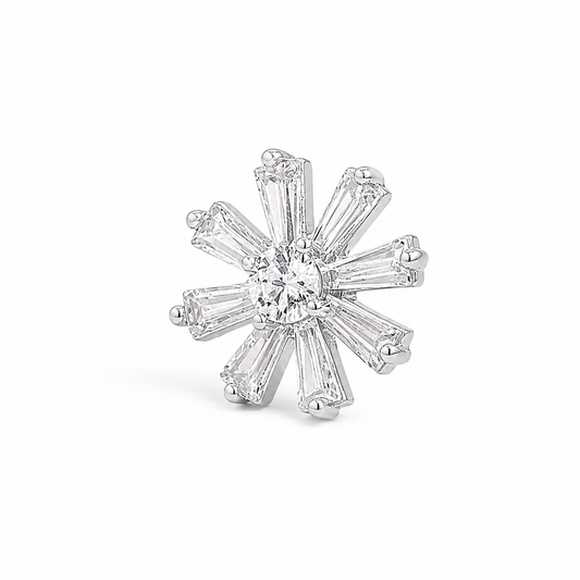 Silver Radiant Petal Spark