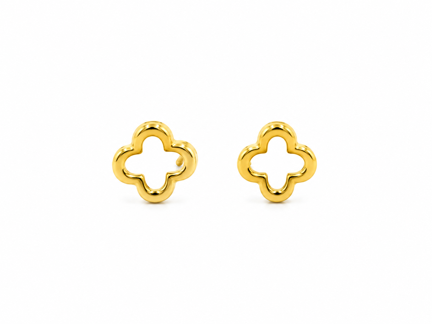 Openwork 9K Gold Earrings