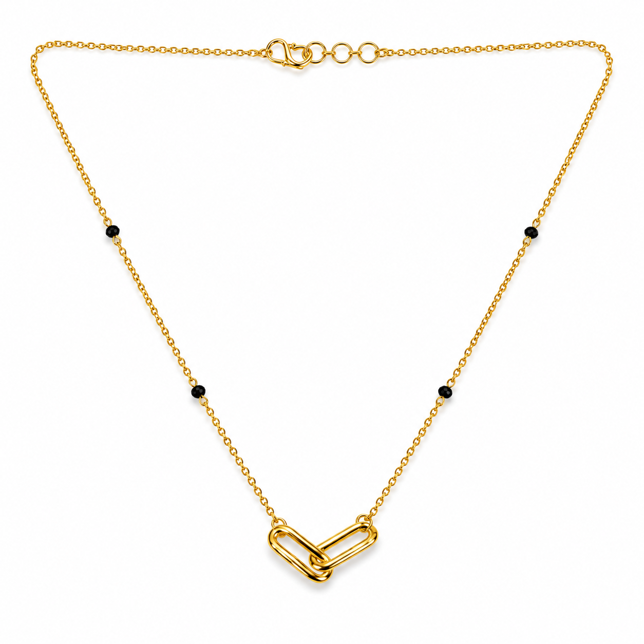 9K Gold Modern Link Mangalsutra