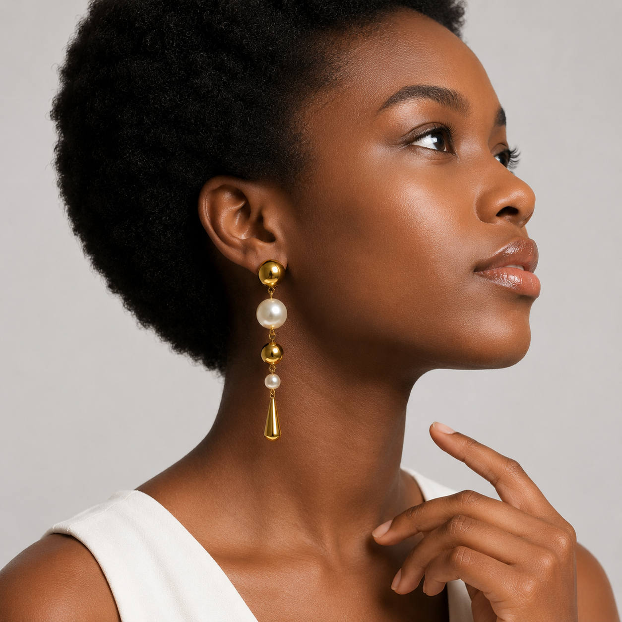Demi Fine Celeste Pearl Drop Earrings