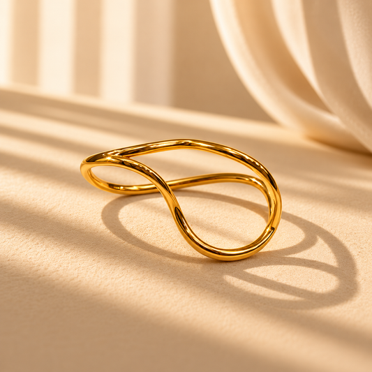 Demi Fine Organic Wave Ring