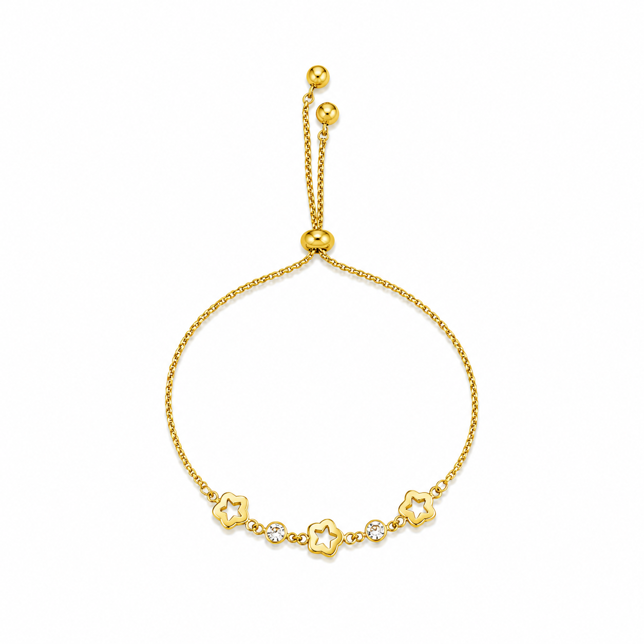 Demi Fine Celestial Bloom Slider Bracelet