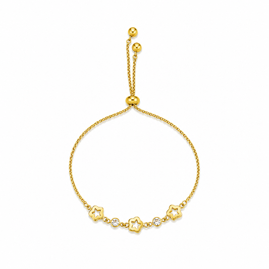 Demi Fine Celestial Bloom Slider Bracelet