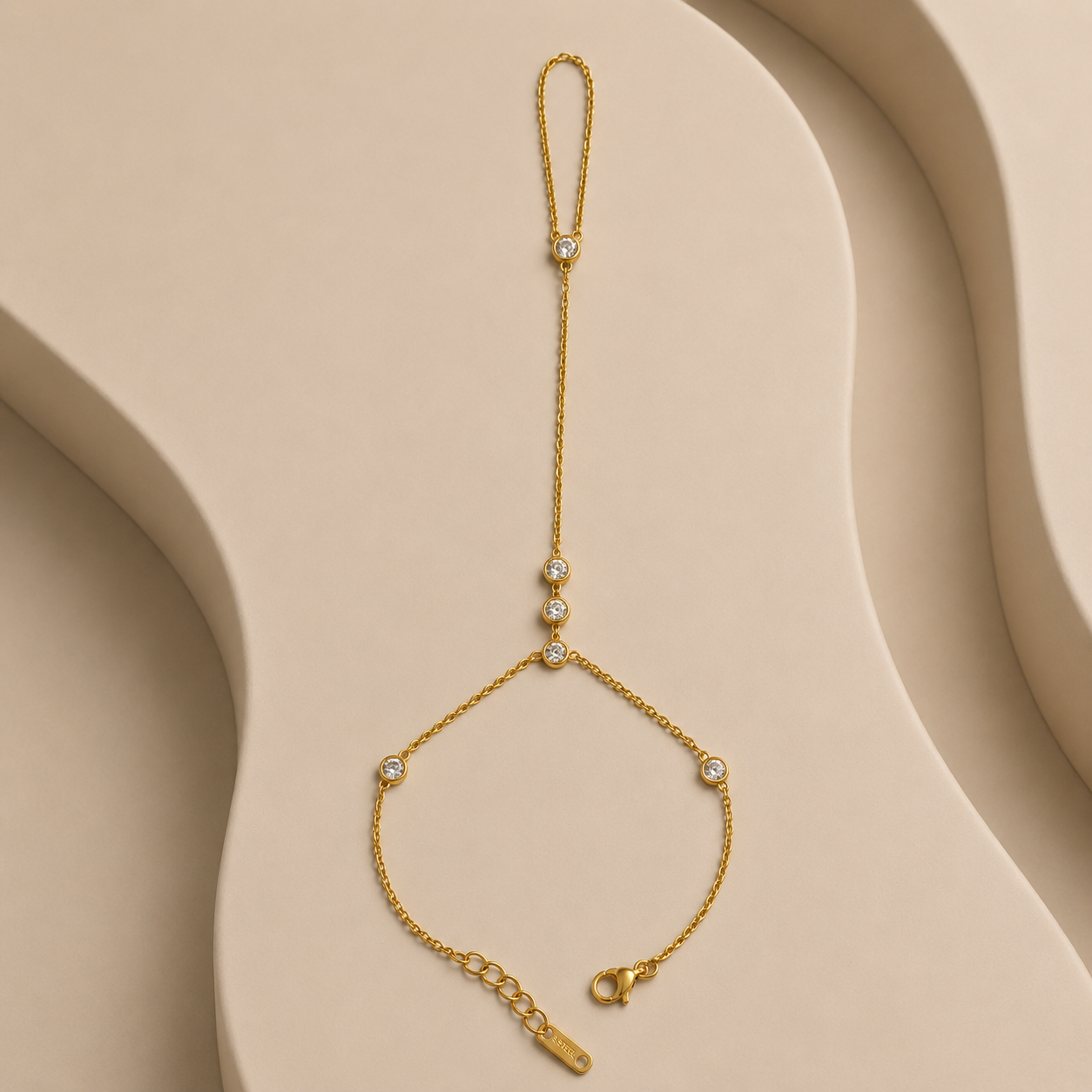Demi Fine Celeste Crystal Hand Chain Bracelet