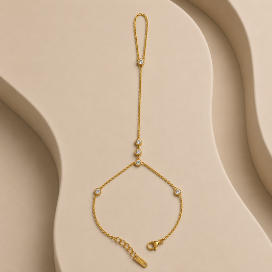 Demi Fine Celeste Crystal Hand Chain Bracelet