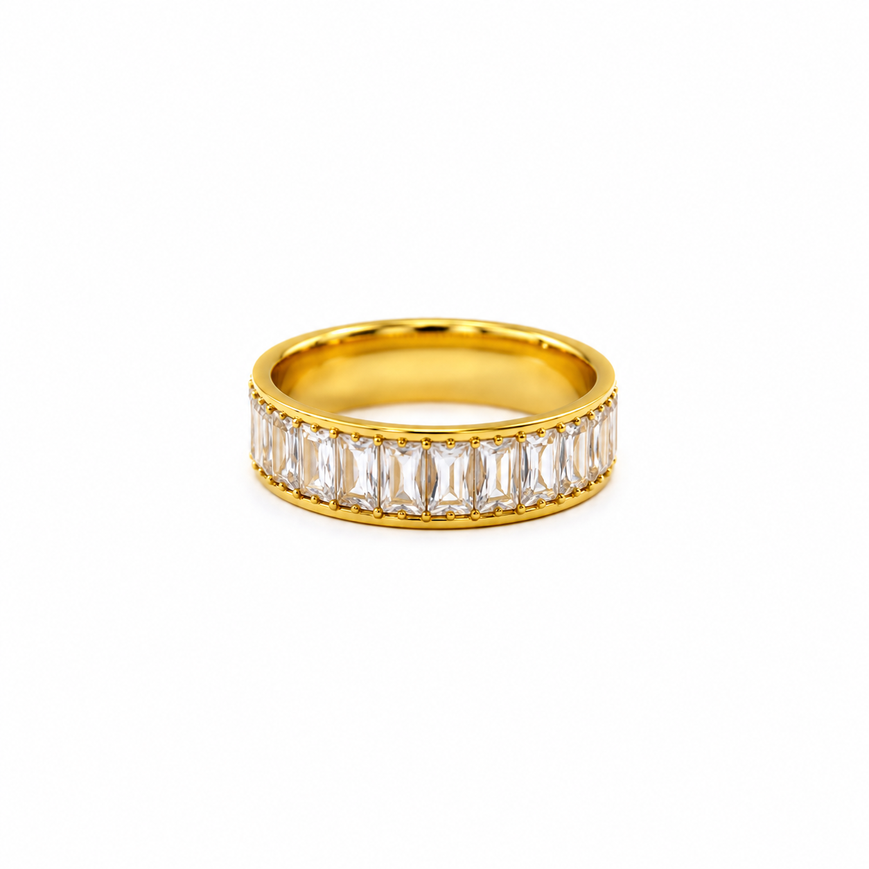 Demi Fine Baguette Crystal Eternity Ring (Size 6 & 7)