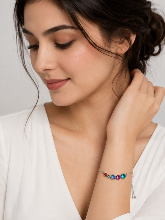 Adjustable Rainbow Bracelet