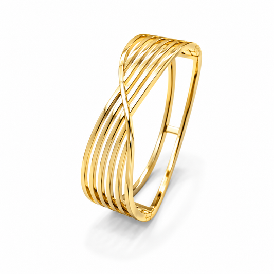 Demi Fine Twisted Openwork Cuff Bracelet