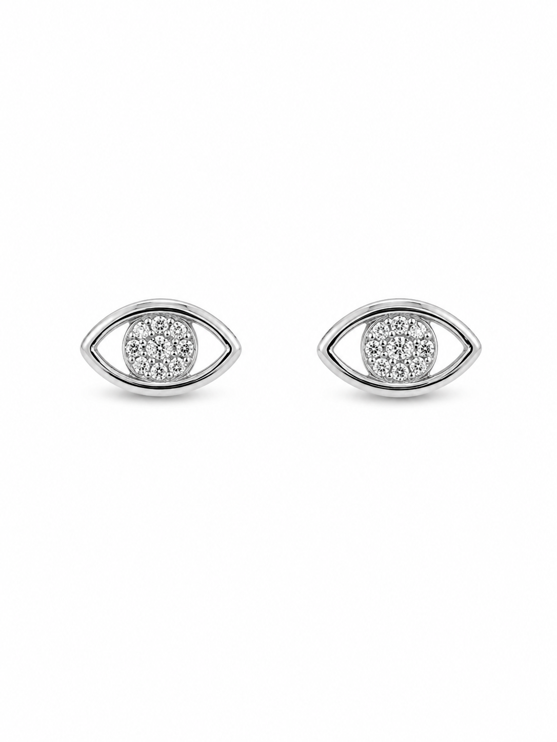 925 Silver Aura Shine Eye Earrings