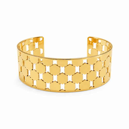 Demi Fine Honeycomb Cuff Bracelet