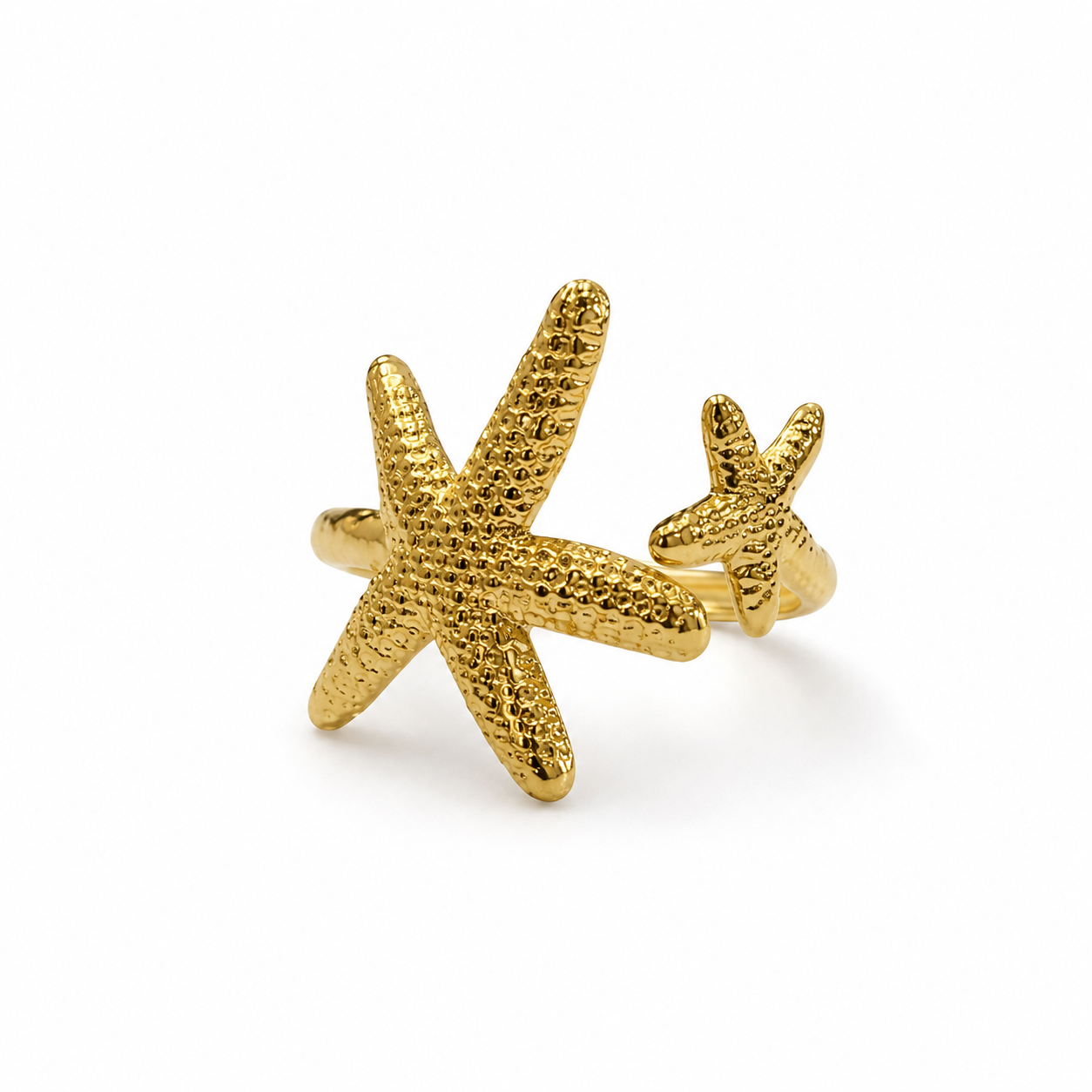 Demi Fine Twin Starfish Statement Ring